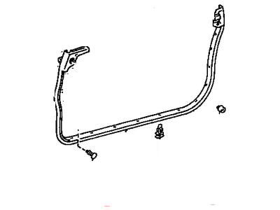 2001 Toyota Solara Weather Strip - 67862-06020