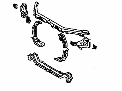 Toyota 53201-06050 Support Sub-Assy, Radiator