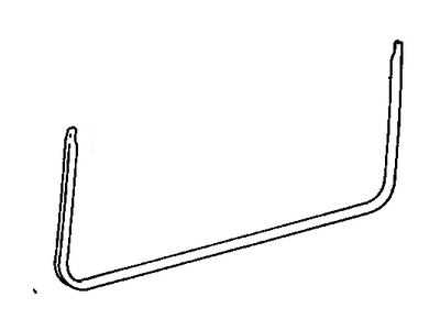 Toyota 62312-06030 Weatherstrip, Front Door Opening Trim, LH