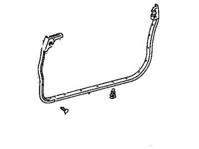 Toyota Solara Weather Strip - 67861-06020