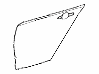 Toyota 67114-12350 Panel, Rr Door, Outs