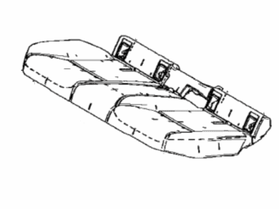 Toyota 71503-12440 PAD SUB-ASSY, RR SEA