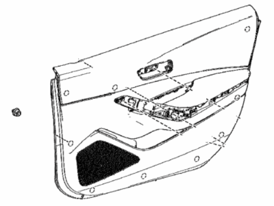 Toyota 67610-12T30-C1 Panel Assembly, Fr Door