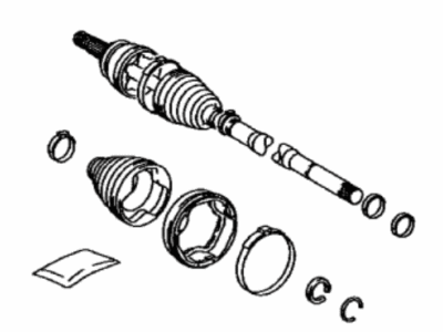 Toyota 43460-80188 Outboard Shaft Assembly