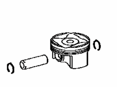 Toyota 13101-24040 Piston Sub-Assembly, W/P