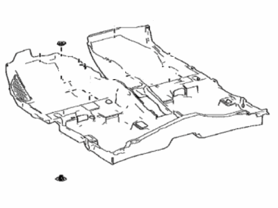 Toyota 58510-12Q30-C0 Carpet Assembly, Floor