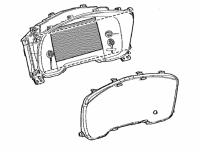 Toyota 83800-1AB10 Meter Assembly, COMBINAT