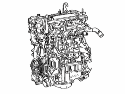 Toyota 19000-37B20 ENGINE ASSY, PARTIAL
