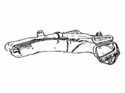Toyota 55085-02050 Duct Sub-Assembly, HEATE
