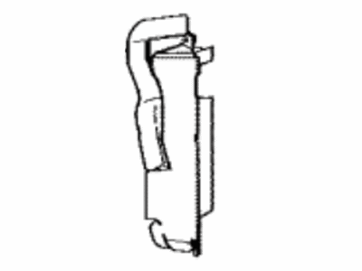 Toyota 16593-37130 Guide, Radiator Air