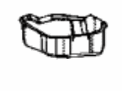 Toyota 73432-12020 Cover, Rr Seat Belt