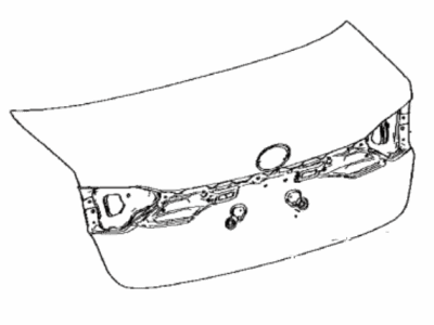 Toyota 64401-12D80 Panel Sub-Assembly, LUGG