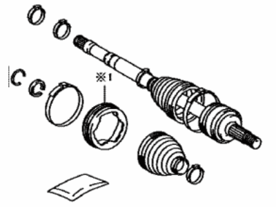 2021 Toyota Corolla Axle Shaft - 43470-80443