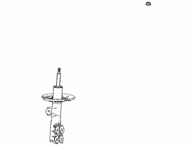 Toyota 48520-80728 ABSORBER Assembly, Shock