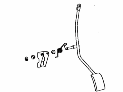 Toyota 78120-16040 Rod Assy, Accelerator Pedal