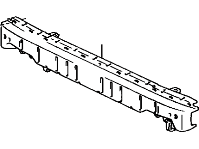 Toyota 52021-16040 Reinforcement Sub-Assembly, Front Bumper