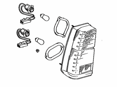 Toyota Tercel Tail Light - 81550-80173