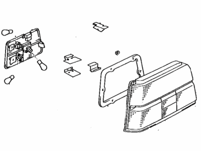 Toyota Tercel Tail Light - 81560-80246