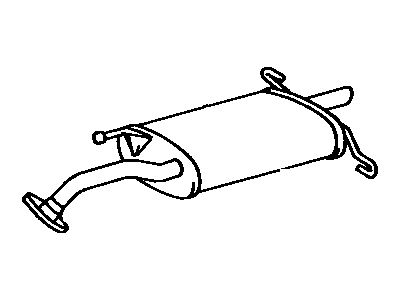 1987 Toyota Tercel Exhaust Pipe - 17430-15140