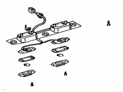 Toyota 81270-19835 Lamp Assy, License Plate