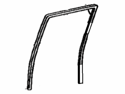 Toyota 68142-16020 Run, Rear Door Glass