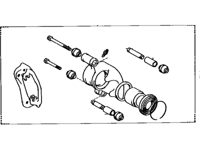 Toyota Tercel Brake Caliper - 47730-16040