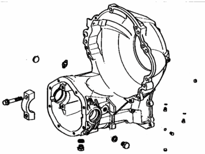 Toyota 35101-16011 Case Sub-Assy, Torque Converter & Differential