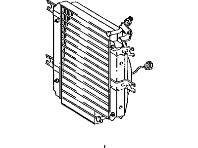 1987 Toyota Tercel A/C Condenser - 88460-16080