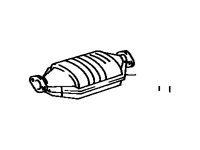 1983 Toyota Tercel Catalytic Converter - 18450-15020