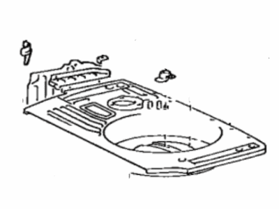 1983 Toyota Tercel Floor Pan - 58301-16902