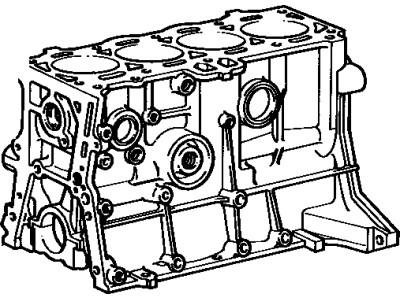 Toyota 11400-15040 Block Assembly, Short