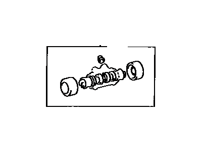 Toyota 04474-16020 Cylinder Kit, Rear Wheel