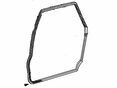 1986 Toyota Tercel Door Seal - 67872-16150