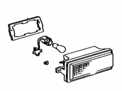Toyota 81670-19145 Lamp Assy, Back-Up, RH