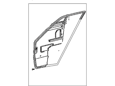 1987 Toyota Tercel Door Seal - 67861-16100