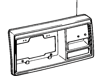 Toyota 76801-19095 Garnish Sub-Assy, Back Door, Outside