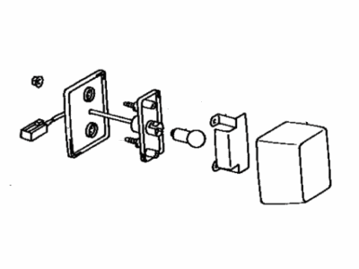 Toyota 81690-19195 Lamp Assembly, License Plate