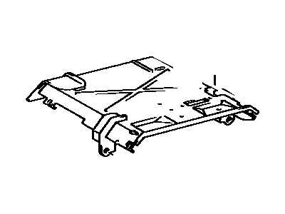 Toyota 74104-12160 RETAINER Sub-Assembly, Ash RECEPTACLE