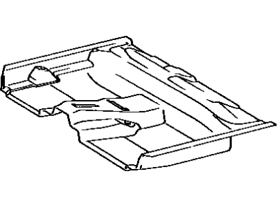 Toyota 58540-32080-03 Carpet Assembly, Floor, Rear