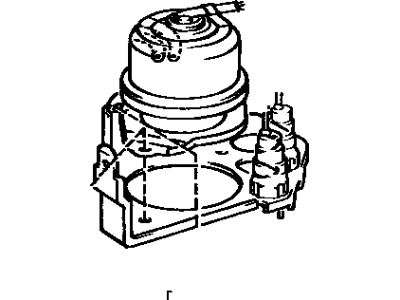 Toyota 25715-38050 Bracket, Emission Control Valve