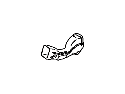 Toyota 55085-16050 Duct, Air, Side LH