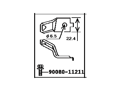 Toyota 82715-06160 Bracket, Wiring HARN