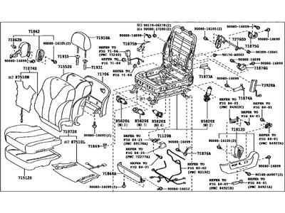 Toyota 71200-06Q51-B0 Seat Assembly, Front LH