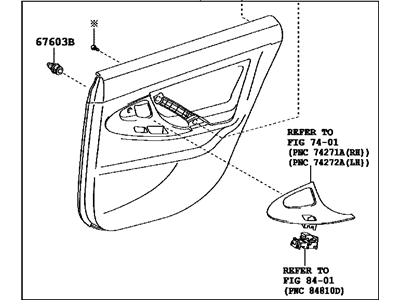 Toyota 67630-06B21-B0 Panel Assembly, Rear Door