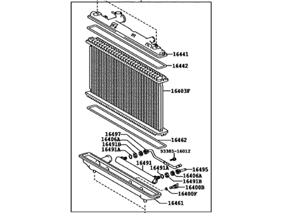 2008 Toyota Camry Radiator - 16400-AD010