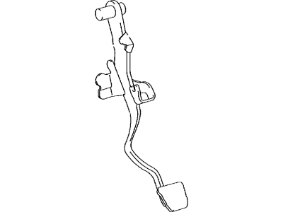 Toyota 31301-33110 Pedal Sub-Assembly, Clutch