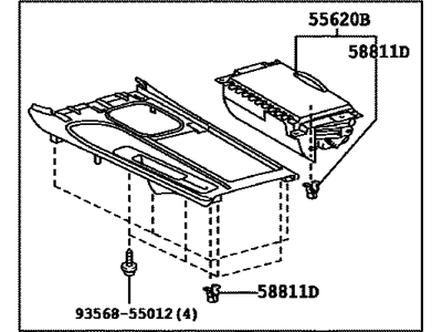 Toyota 58805-33231-B0 Panel Sub-Assembly, Cons