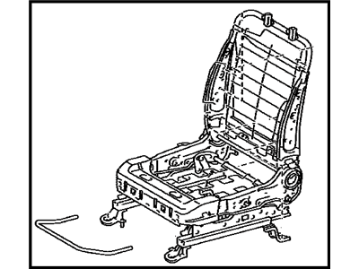 Toyota 71110-06100 Frame Assembly, Front Seat