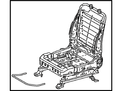 Toyota 71110-06041 Frame Assembly, Front Seat