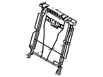 Toyota 71018-06100 Frame Sub-Assembly, Rear Seat